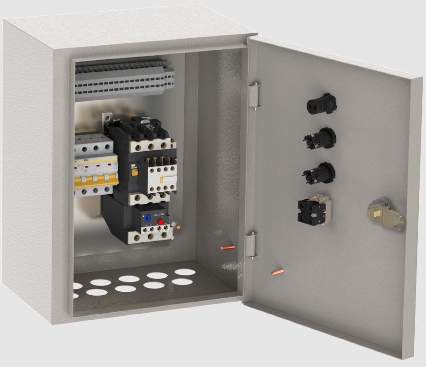 Ящик управления электродвигателем РЕЗЕРВ Я5112-2474-IP31 Шкафы управления